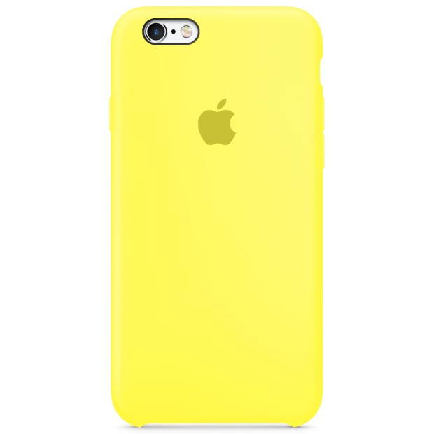 Оригінальний силіконовий чохол Apple для iPhone 6 Plus  /  6s Plus (47) Lemonade