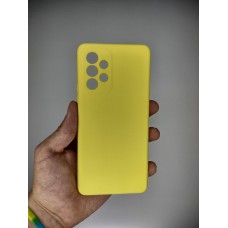 Силікон Original Samsung Galaxy A53 (ShutCam) (Жовтий)