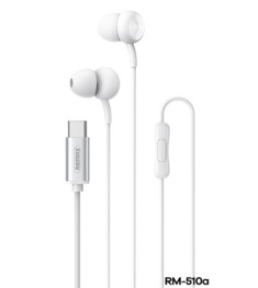 Wired In-Ear Headset Remax RM-510a (Type-C) (White)