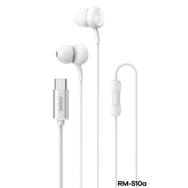 Wired In-Ear Headset Remax RM-510a (Type-C) (White)