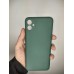 Силіконовий оригінальний чохол Samsung Galaxy A04E (2022) (ShutCam) (Темно-зелений)