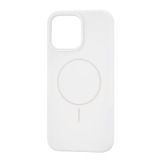 Силикон Original Round Case with MagSafe Apple iPhone 16 Pro Max (06) White