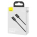 USB-кабель Baseus Tungsten Gold 20W (2м) (Type-C на Lightning) (Чорний) CATLWJ-A01