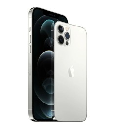 Мобільний телефон Apple iPhone 12 Pro Max 256 Гб (срібло) (клас A-) 87% використ..