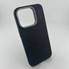 Накладка Blueo All-Inclusive Aramid Fiber MagSafe для Apple iPhone 14 Pro (Чорний)