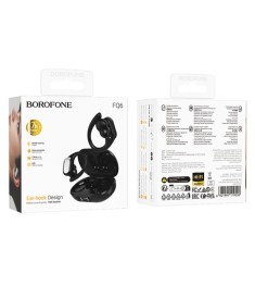 Беспроводные наушники-гарнитура заушные спортивные Borofone FQ6 (Black)