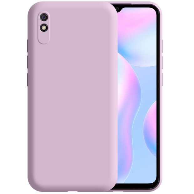 Силикон Original 360 Case Xiaomi Redmi 9A (ShutCam) (Лавандовый)