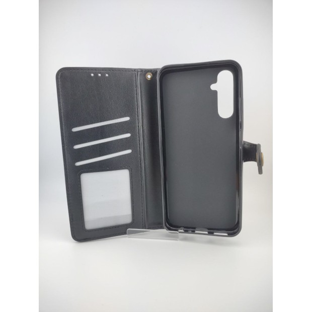 Leather Book Gallant Case for Samsung Galaxy A05s (Black)