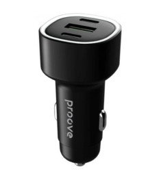 адаптер автомобільний Proove Flash 60W (2 Type-C / 1 USB) (Чорний) CCFL6011120.. адаптер автомобільний Proove Flash 60W (2 Type-C / 1 USB) (Чорний) CCFL6011120..