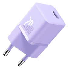 СЗУ-адаптер Baseus GaN5 20W (1Type-C) (Фиолетовый) CCGN050105