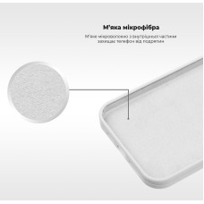 Силикон Original Round Case Apple iPhone 15 (06) White