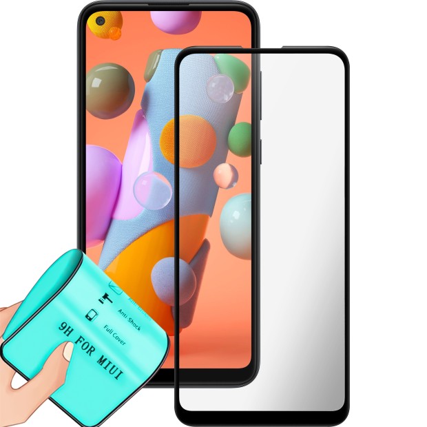 Захисне скло 5D Ceramic Samsung Galaxy A11  /  M11 Чорне
