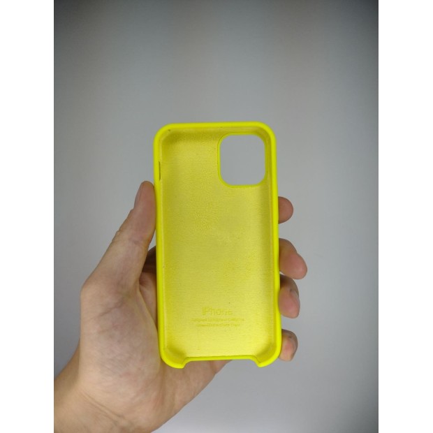 Оригінальний силіконовий чохол Apple iPhone 12 mini (лайм)