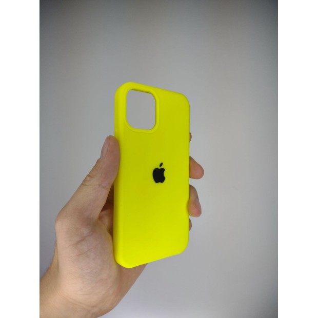 Оригінальний силіконовий чохол Apple iPhone 12 mini (лайм)