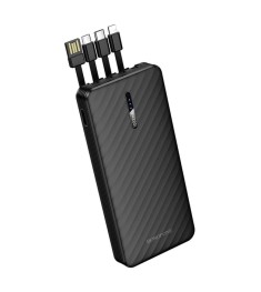 PowerBank Borofone BJ84 10000mAh + вбудований кабель USB  /  Micro USB  /  Type ..