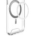 Силіконовий чохол Space Case з MagSafe для Samsung Galaxy S21 Plus (Прозорий)