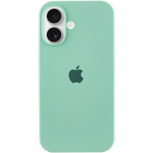 Силикон Original Round Case Apple iPhone 16 (21) Turqouise