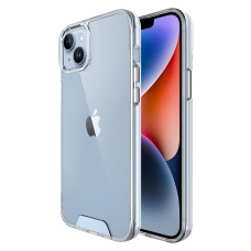 Силіконовий чохол Space Case Premium для Apple iPhone 14 (Прозорий)