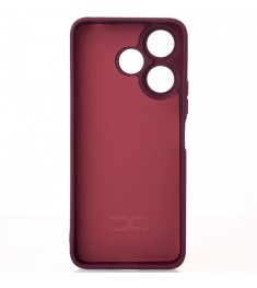 Силикон Original Xiaomi Redmi 13 4G / Poco M6 4G (ShutCam) (Бордовый)