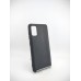 Силіконовий графітовий чохол для Samsung Galaxy A41 (чорний)