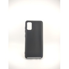 Силіконовий графітовий чохол для Samsung Galaxy A41 (чорний)