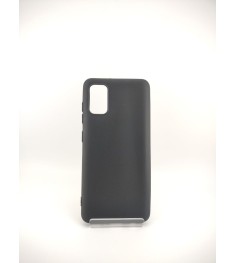 Силіконовий графітовий чохол для Samsung Galaxy A41 (чорний)