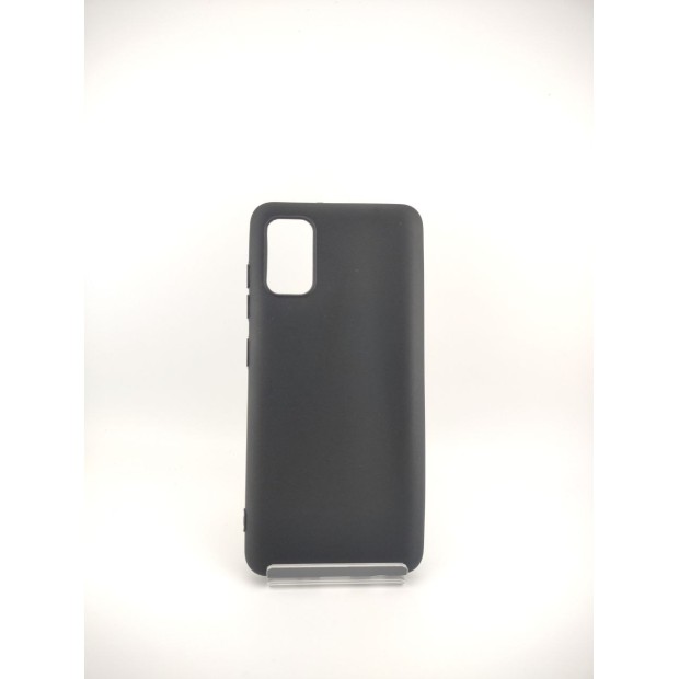 Силіконовий графітовий чохол для Samsung Galaxy A41 (чорний)