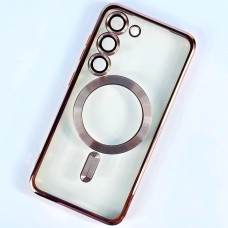 Чехол UMKU Shining with MagSafe Samsung Galaxy S24 Plus / S25 Plus (Rose Gold)