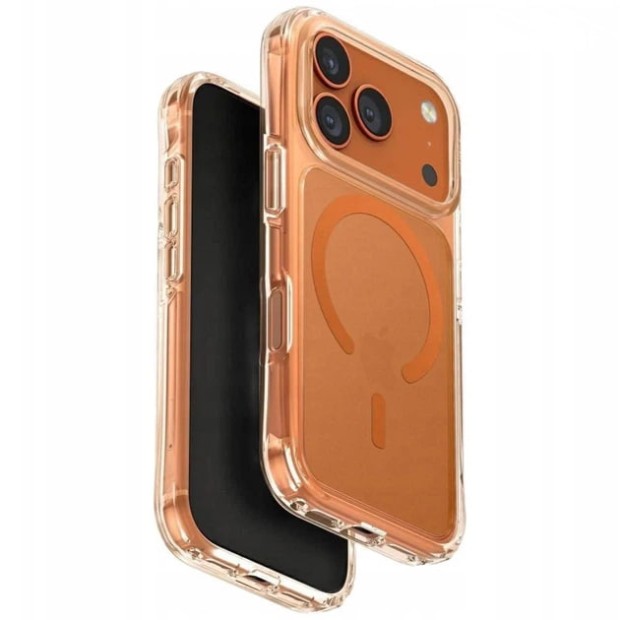 Чехол UNIQ LifePro Xtreme Magnetic Apple iPhone 17 Pro (Transparent / Orange)