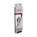 Кабель-AUX Walker A520 (3m) (3.5mm to 3.5mm) (Чёрный)