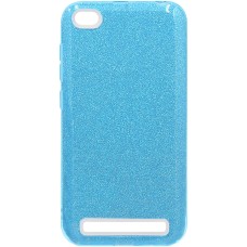 Силикон Glitter Xiaomi Redmi 5a (синий)