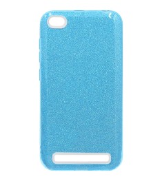 Силикон Glitter Xiaomi Redmi 5a (синий)