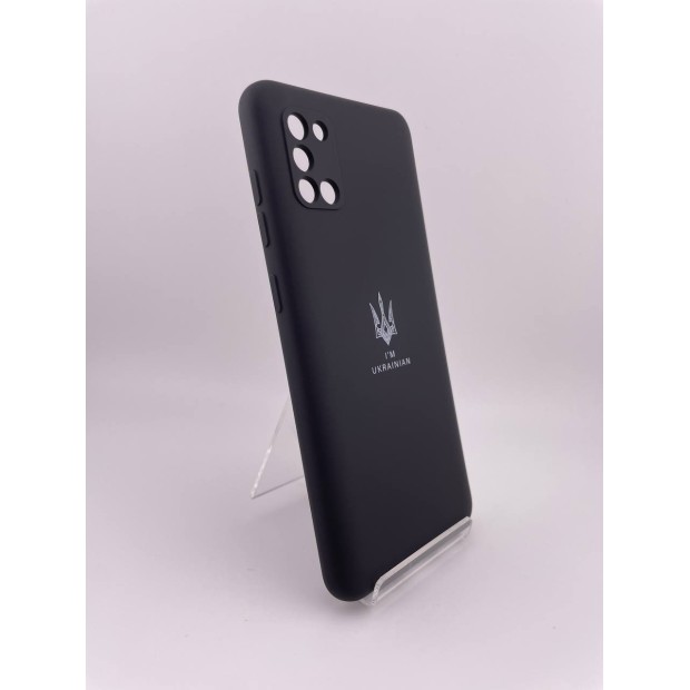 Силікон Original Patriot Samsung Galaxy A31 (ShutCam) (Чорний)