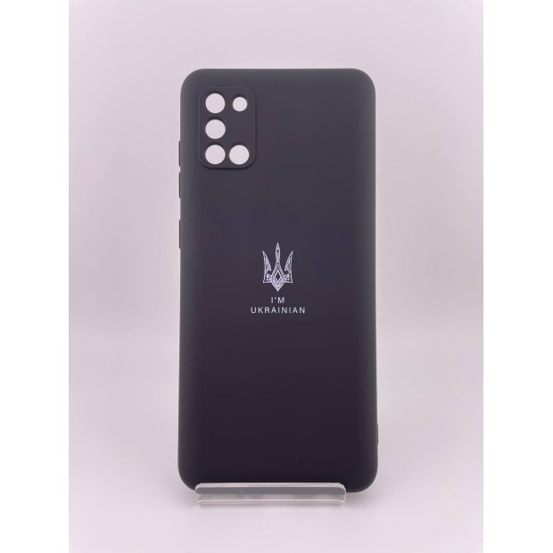 Силікон Original Patriot Samsung Galaxy A31 (ShutCam) (Чорний)