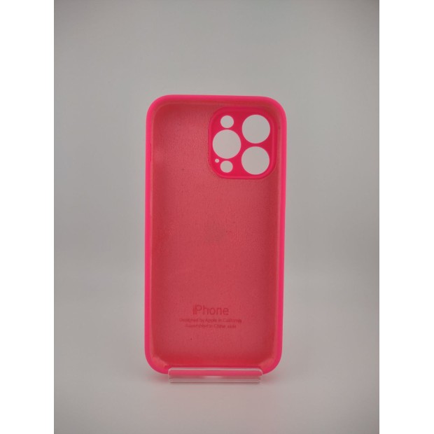 Чохол Силіконовий Оригінальний RoundCam для Apple iPhone 14 Pro Max (31) Барбі Рожевий