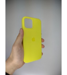 Силіконовий оригінальний чохол Apple для iPhone 12 Pro Max (47) Lemonade.