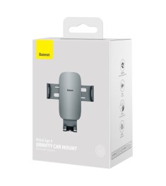 Автодержатель Baseus Metal Age 2 Gravity Car Mount (Air Outlet Version) (Серебро..