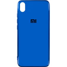 Накладка Glass Case Xiaomi Redmi 7A (Синий)