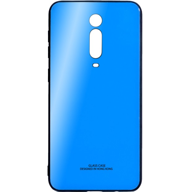 Накладка Glass Case Xiaomi Redmi Mi9T / K20 Pro (Голубой)