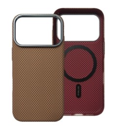 Чохол Piblue Flagship Kevlar MagSafe Apple iPhone 17 Pro Max (Brown)
