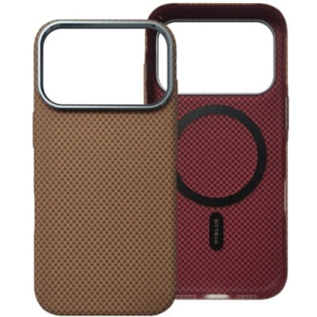 Чехол Piblue Flagship Kevlar MagSafe Apple iPhone 17 Pro Max (Brown) Чехол Piblue Flagship Kevlar MagSafe Apple iPhone 17 Pro Max (Brown)