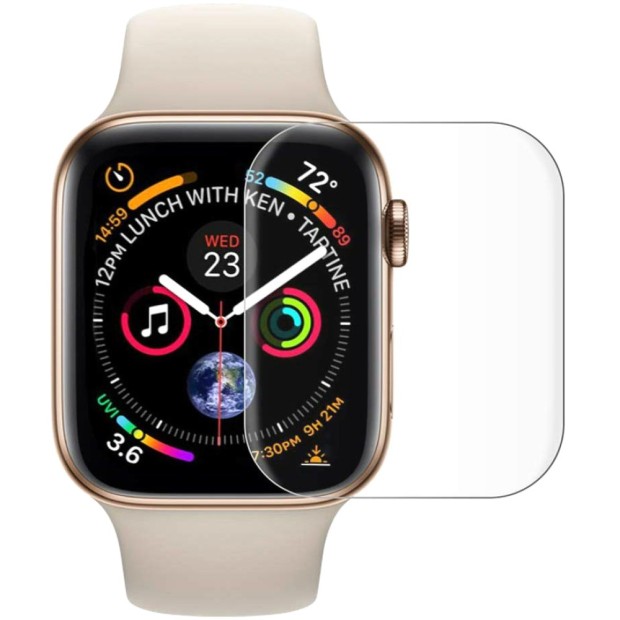 Стекло 5D UV Glue Apple Watch 44mm (Clear) Стекло 5D UV Glue Apple Watch 44mm (Clear)