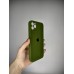Силикон Original Square RoundCam Case Apple iPhone 11 Pro Max (46) Deep Green