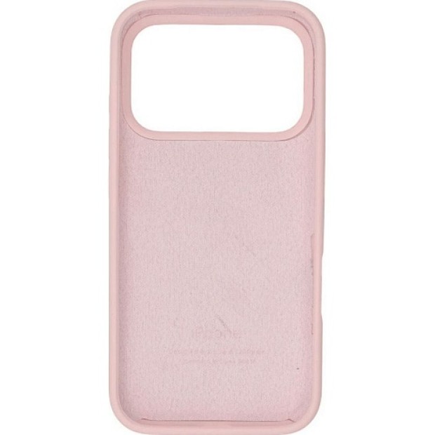 Силіконовий чохол Original Round Case для Apple iPhone 17 Pro (08) рожевий пісок