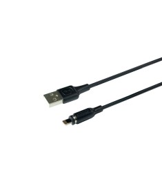 USB-кабель Borofone BX41 Silicone Magnetic (Lightning) (Чорний)