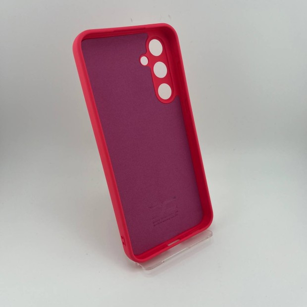 Силікон оригінальний для Samsung Galaxy A35 (ShutCam) (Малиновий)