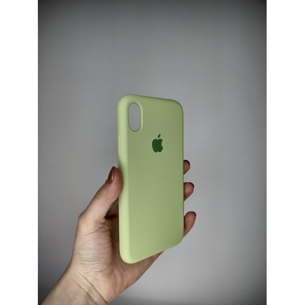 Силіконовий оригінальний чохол Apple для iPhone XR (Авокадо)