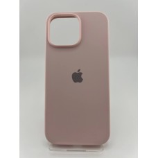 Силіконовий оригінальний чохол круглої форми для Apple iPhone 16 Pro Max (76) кольору крейдово-рожевий.