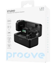 Бездротовий петличний мікрофон Proove Studio (Чорний) PSWM15000201