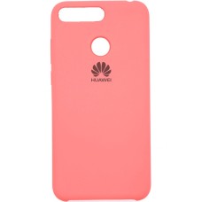 Силіконовий Original 360 чохол з логотипом для Huawei Y6 Prime (2018)  /  Honor 7A Pro (рожевий)